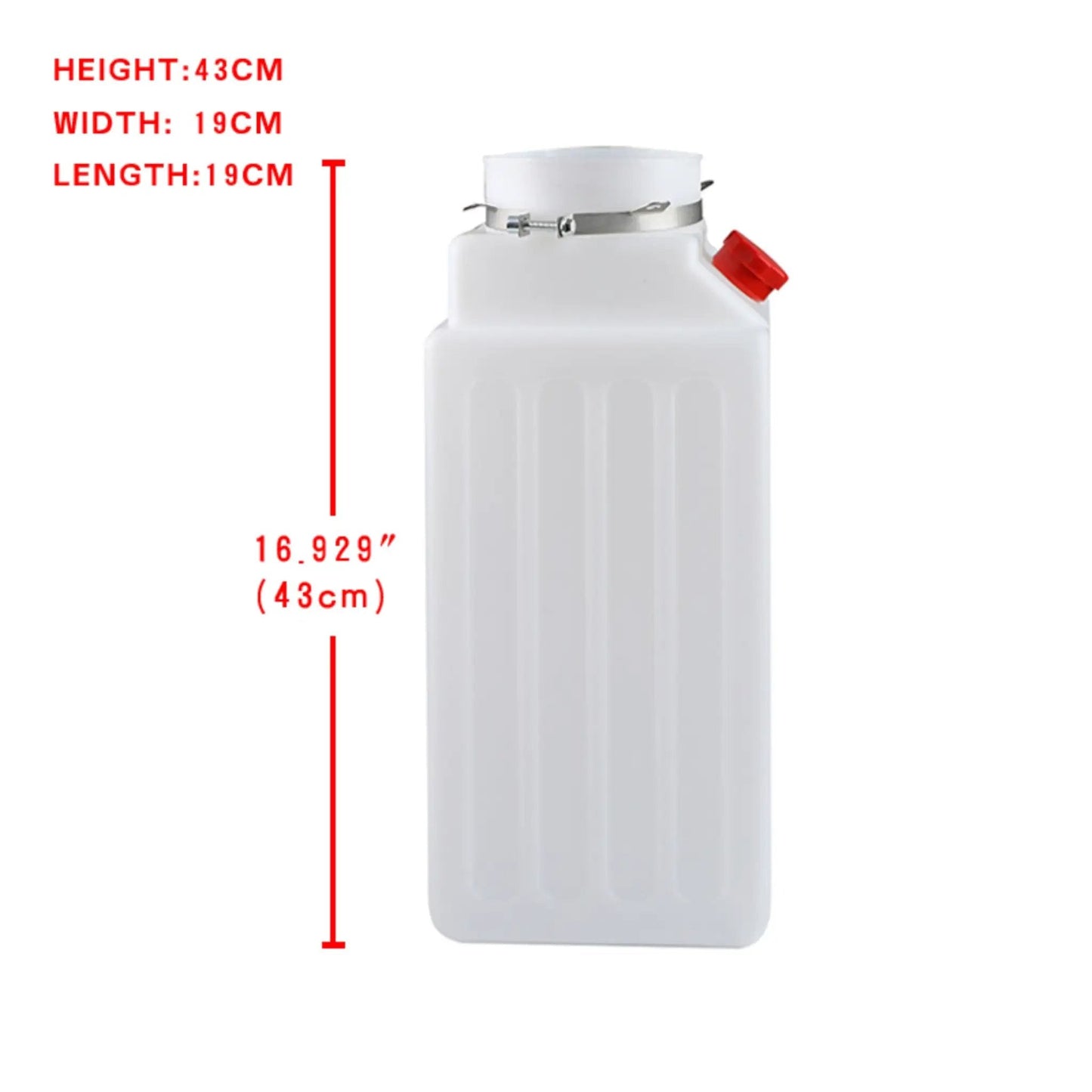 Universal Car Lift Oil Pot Hydraulic Reservoir Tank For Storage And Lifting 13 Liter Capacity 43 Cm Tall Thick Plastic