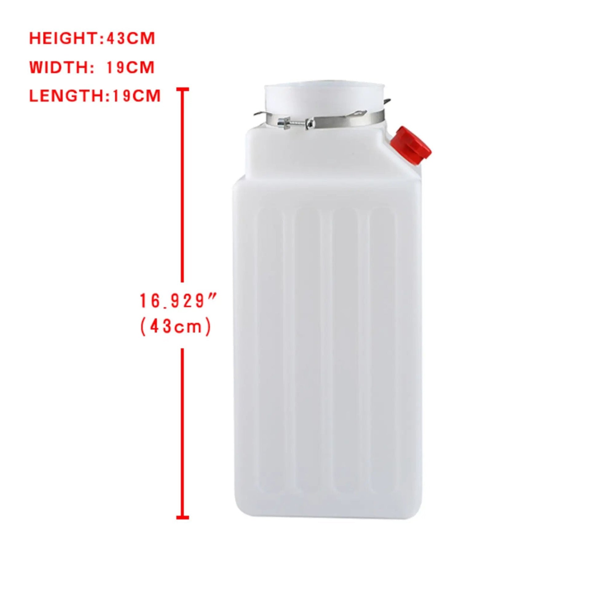 Universal Car Lift Oil Pot Hydraulic Reservoir Tank For Storage And Lifting 13 Liter Capacity 43 Cm Tall Thick Plastic