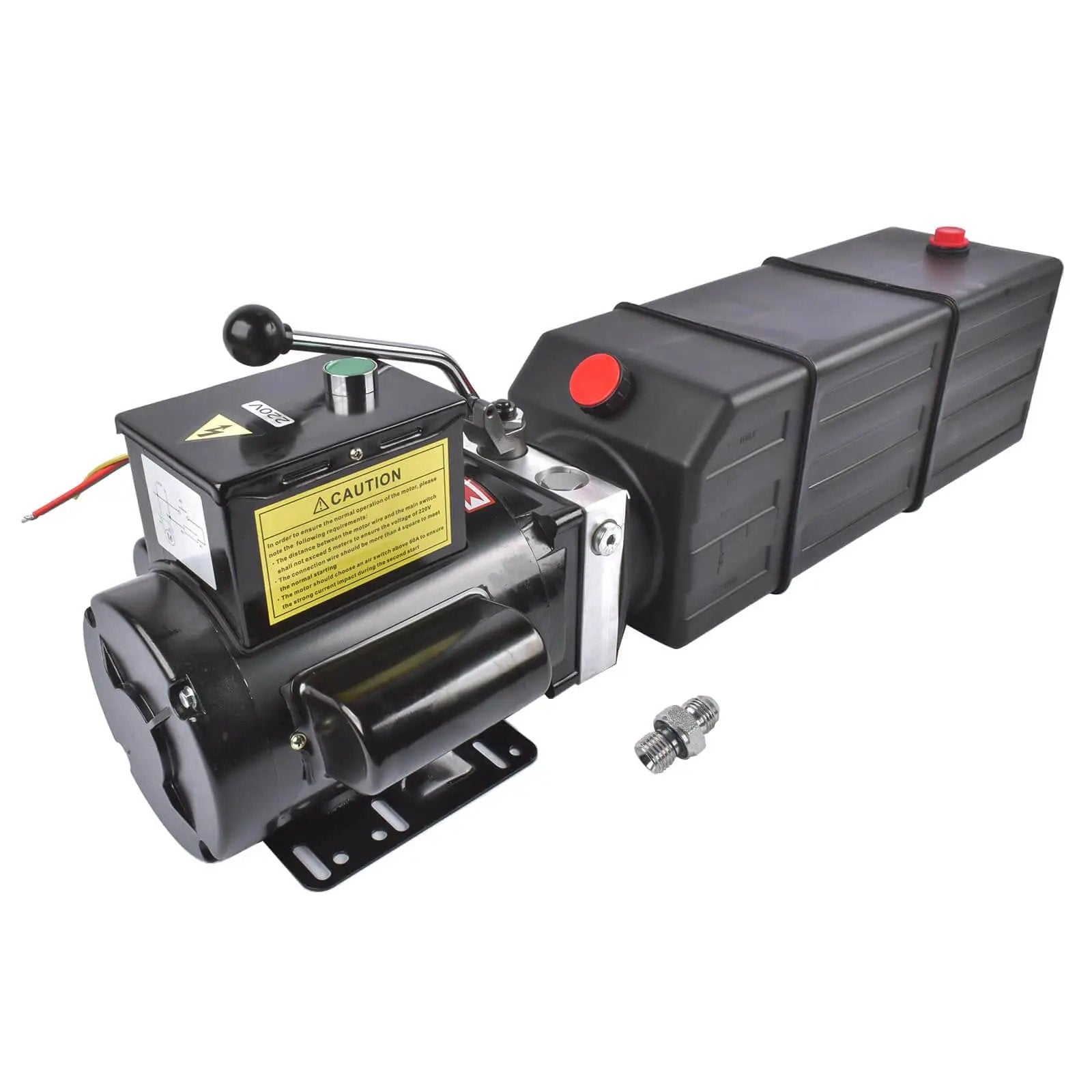 Heavy Duty Hydraulic Power Unit For Car Lifts And Dump Trailers With Two Point Two KW 220V AC Motor 3450 RPM 4 Gallon Sealed