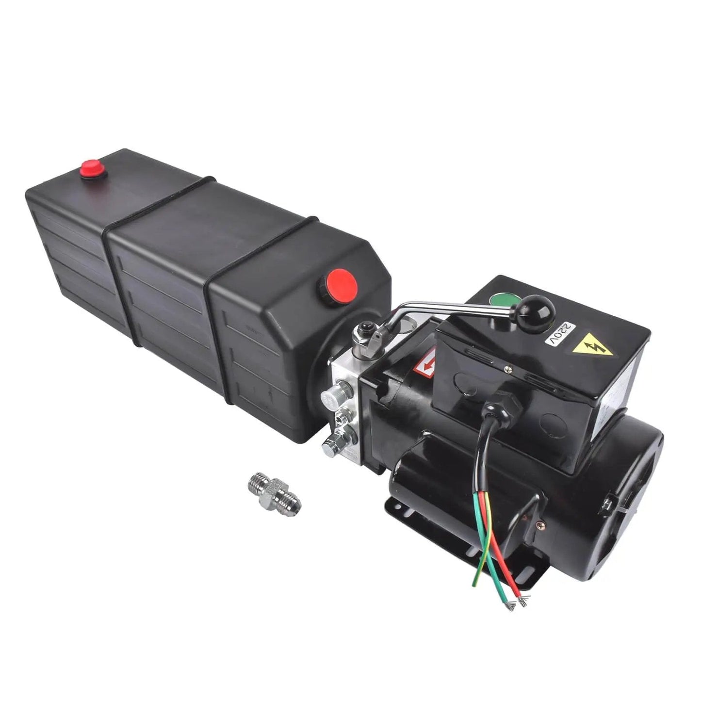 Heavy Duty Hydraulic Power Unit For Car Lifts And Dump Trailers With Two Point Two KW 220V AC Motor 3450 RPM 4 Gallon Sealed Reservoir