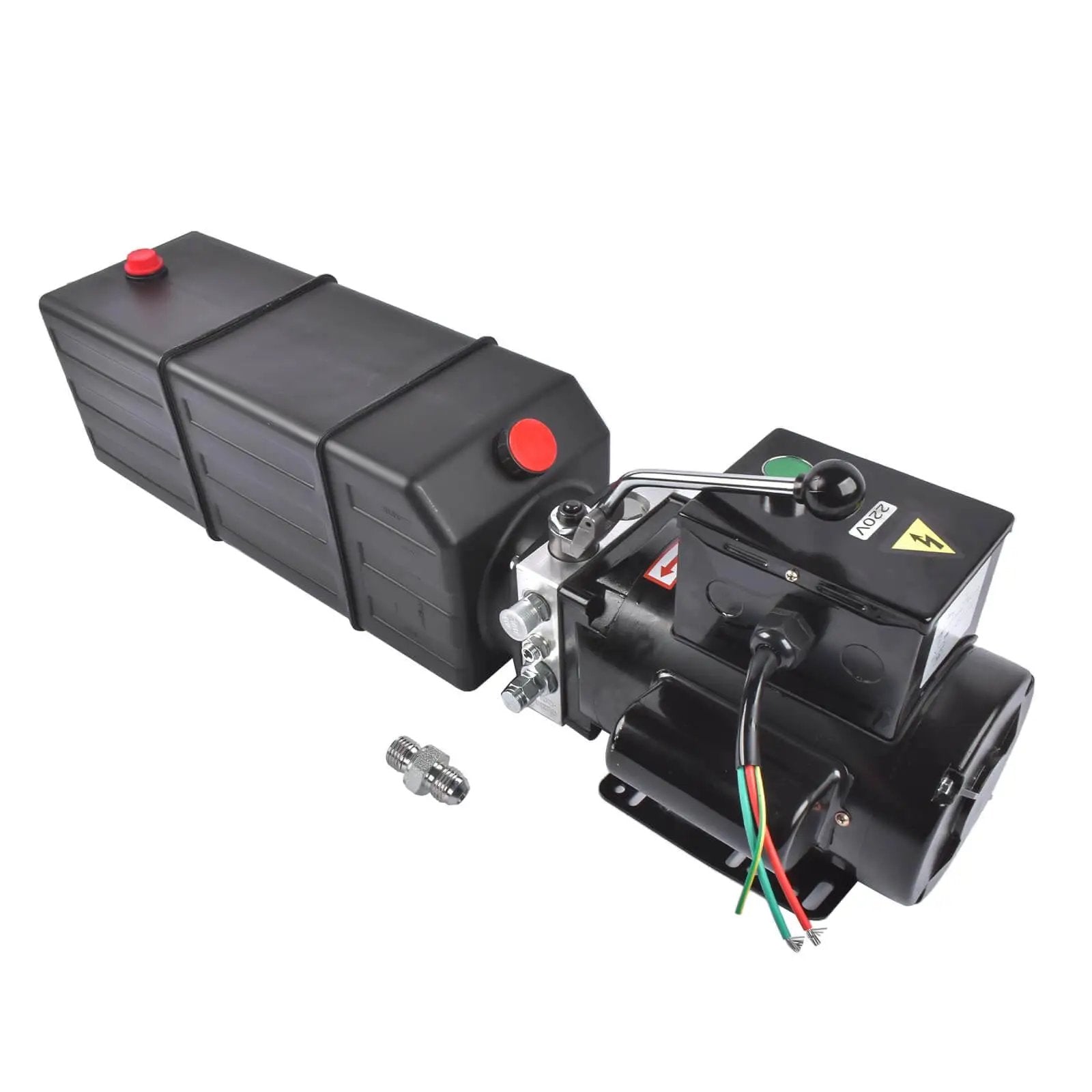 Heavy Duty Hydraulic Power Unit For Car Lifts And Dump Trailers With Two Point Two KW 220V AC Motor 3450 RPM 4 Gallon Sealed Reservoir