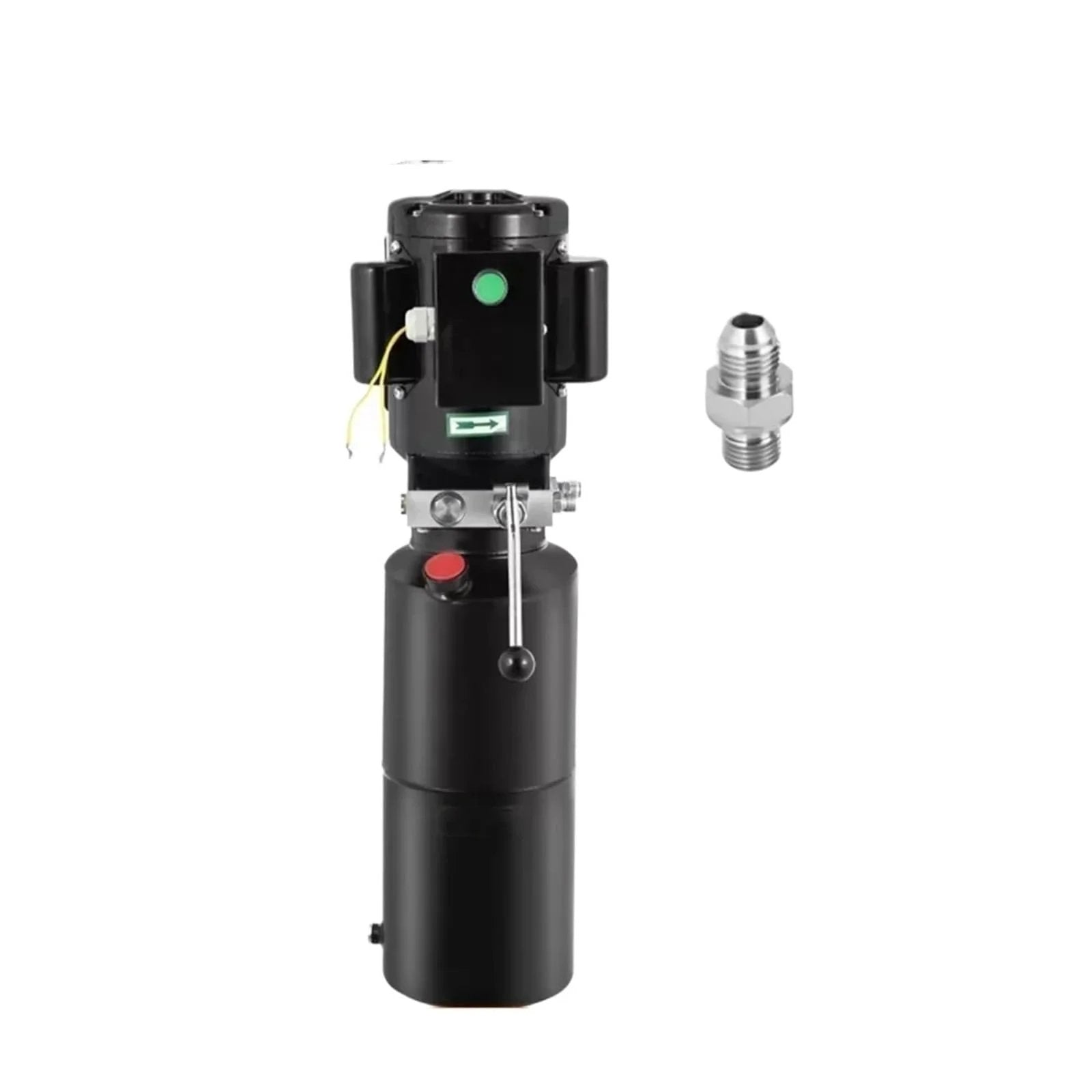 Power Unit 2200W Lift Hydraulic Pumps 3400 RPM Auto Lift Hydraulic 2.64 Gallons Hydraulic Pump Power Unit, front view