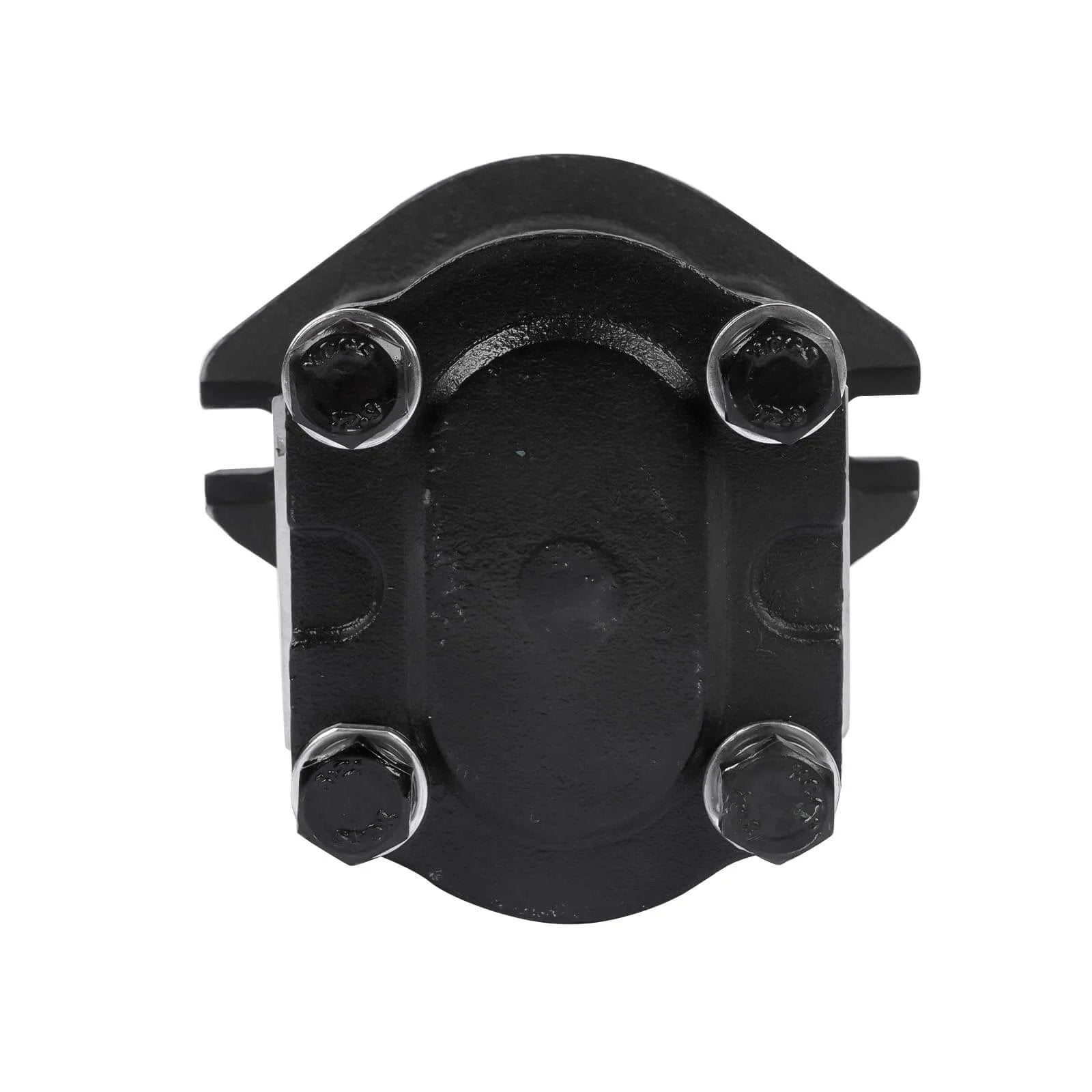 Front view of Hydraulic Pump CCW Rotation 4CC Replacement for Genie GS-1932 with mounting bolts.