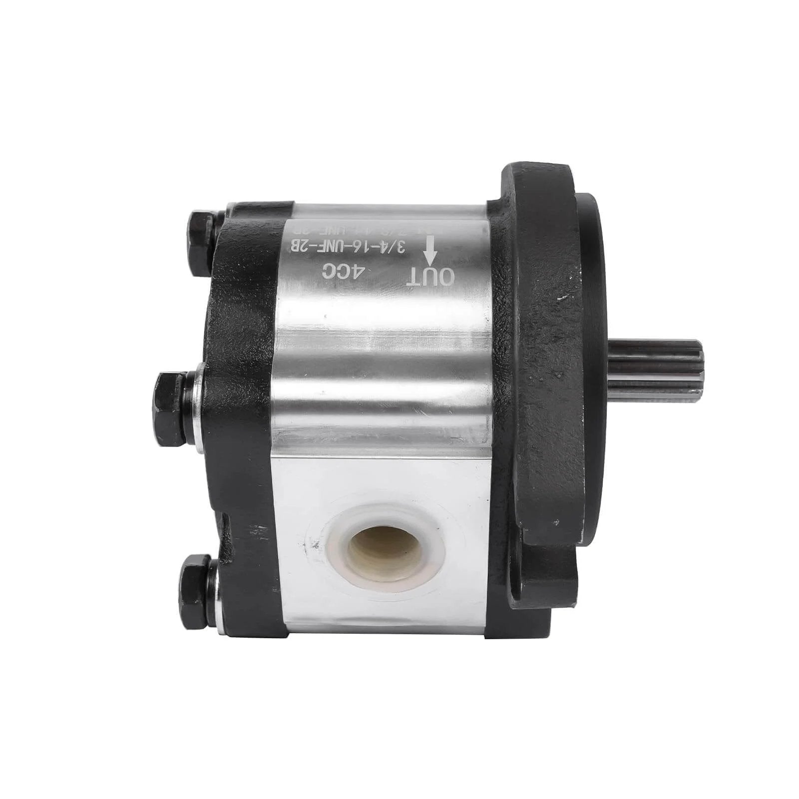 Hydraulic Pump CCW Rotation 4CC Replacement for Genie GS-1932 GS-2032 GS-2046 GR-08 GR-20 QS-12W side view