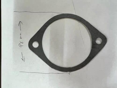 Hydraulic Pump A-PAD MOUNTING Gasket Compatible with Eaton DANFOSS Vickers REXROTH Cessna Parker, front view on paper with measurements