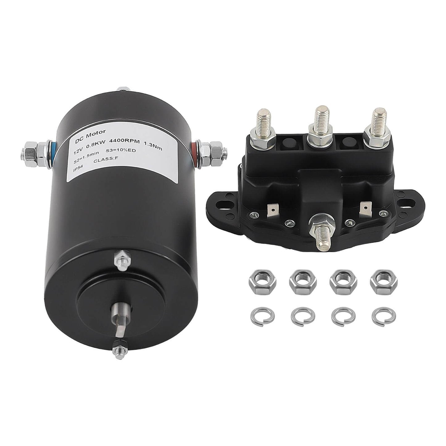 167567 118246 Hydraulic Pump Motor Slide Out with Dual-Polarity Reversing Solenoid, components shown separately