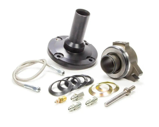 Circle Track Hydraulic Release Bearing For Ford Tremec 26-Spline With Remote Bleeder Line O-Rings Teflon Backup And Beefed-Up Durability
