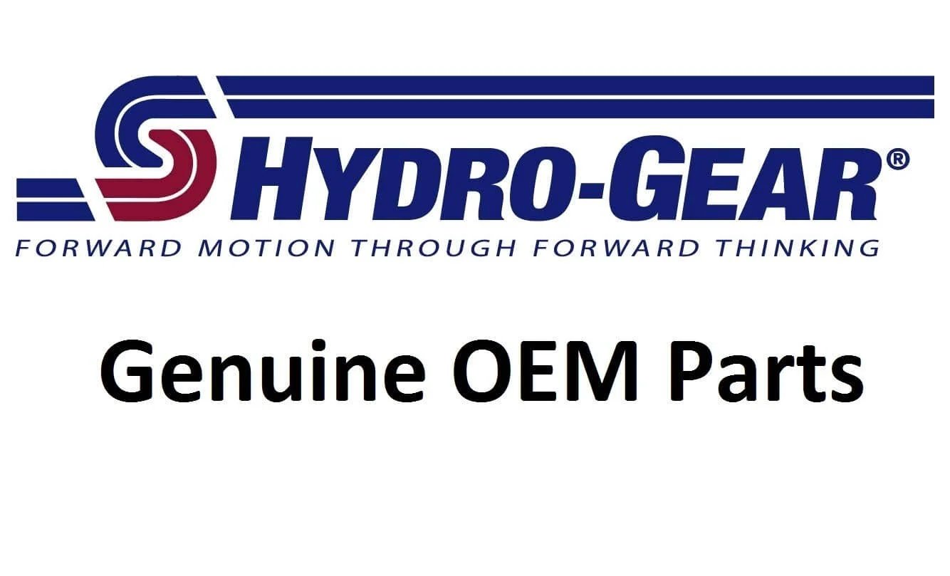 Hydro-Gear Genuine OEM Parts logo with tagline 'Forward Motion Through Forward Thinking', branding for replacement parts