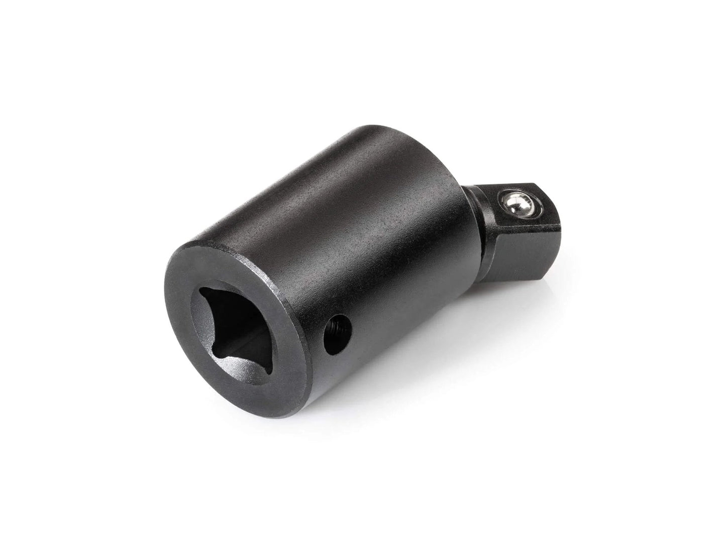 3/8 Inch Drive Impact Universal Joint | SIA12102, showing side view of pinless joint with Ni-Cr-Mo steel finish for tight spaces.