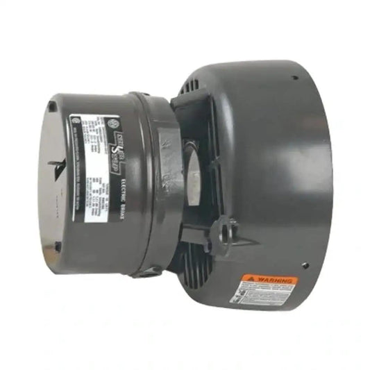 Side view of Industrial Brake With 15 Lb Ft Torque For 180T Frames Operating On 230V And 460V AC for heavy machinery.