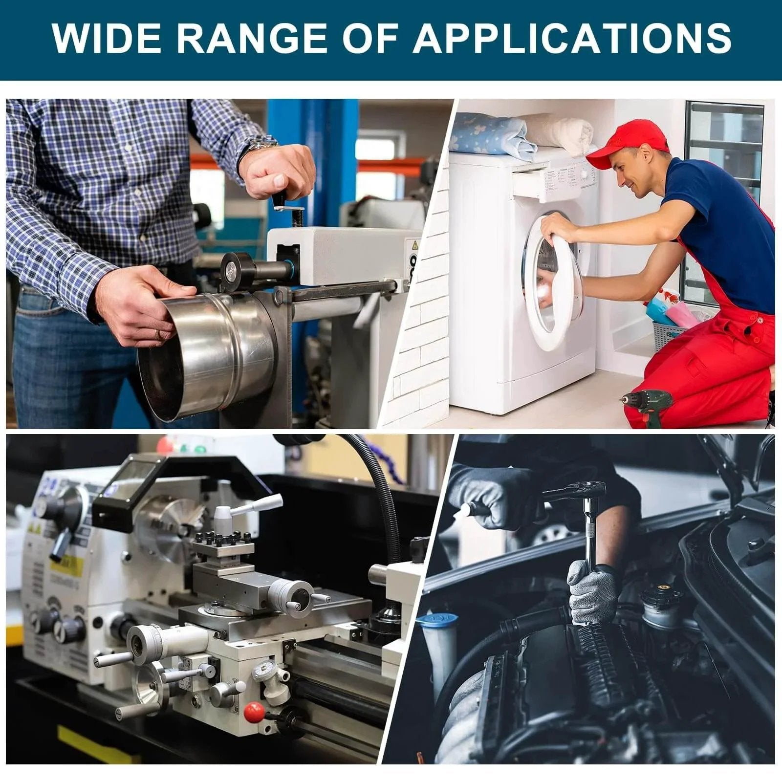 Wide range of applications showcasing use of 12 Pcs Thick Rubber Spacers Five Eighths Inch Outer Diameter One Quarter Inch Inner Diameter One Half Inch Thickness Rubber Bushings Anti Vibration Flat Spacer Washers For Home And Industrial Machinery And Equipment in various settings.
