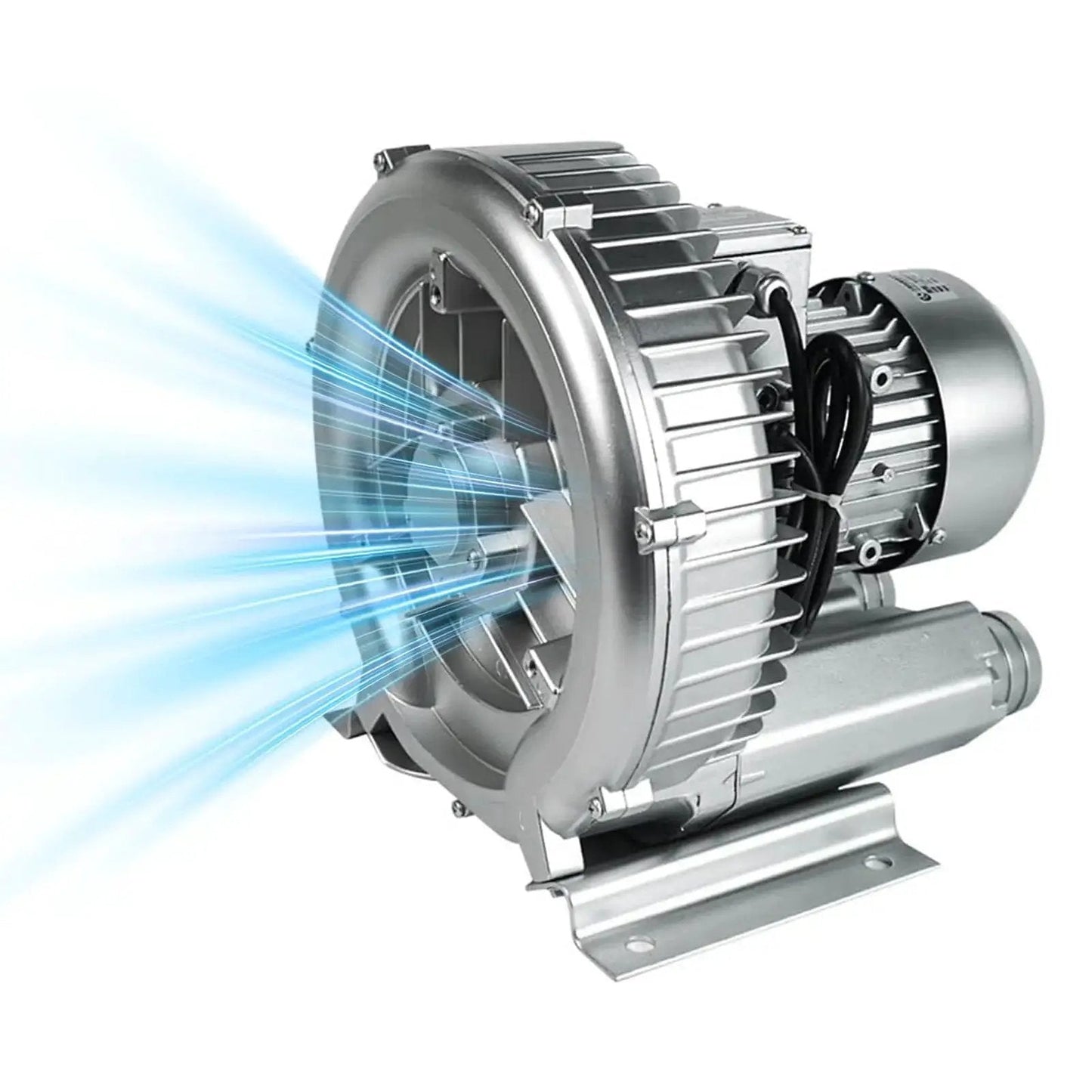Efficient regenerative blower delivers powerful 150 CFM airflow with a 2 inch BSP connection, 1.75 kW motor at 110-120V