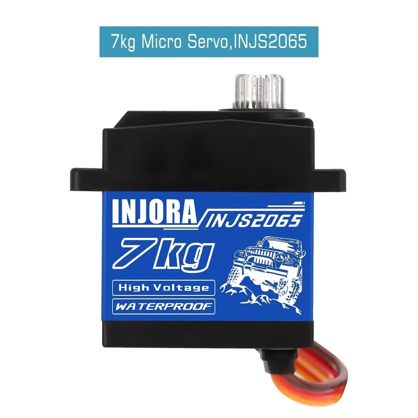 Front view of 7KG 2065 Digital Servo Waterproof High Voltage Sub-Micro Shift Servo for TRX4 TRX6 SCX10 III 1/10 RC Crawler Car,1PCS