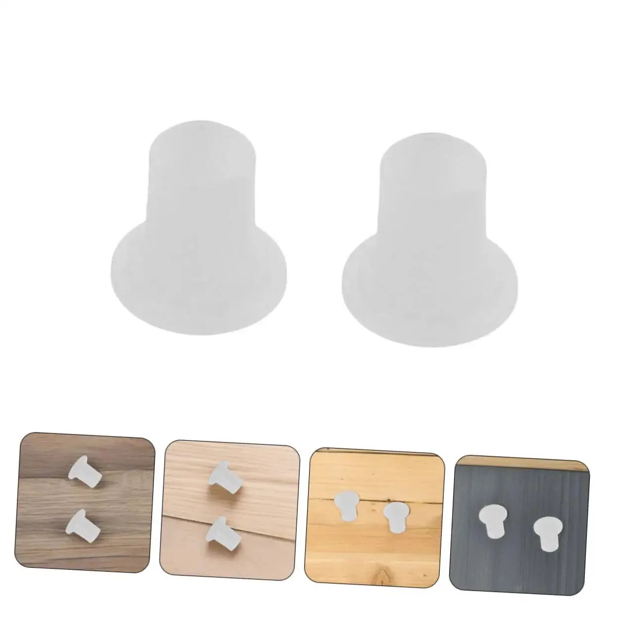 Inline Skate Plastic Bearing Spacers And Side Plugs Kit 50 Pieces Durable Replacements front view, featuring clear plastic spacers and plugs.
