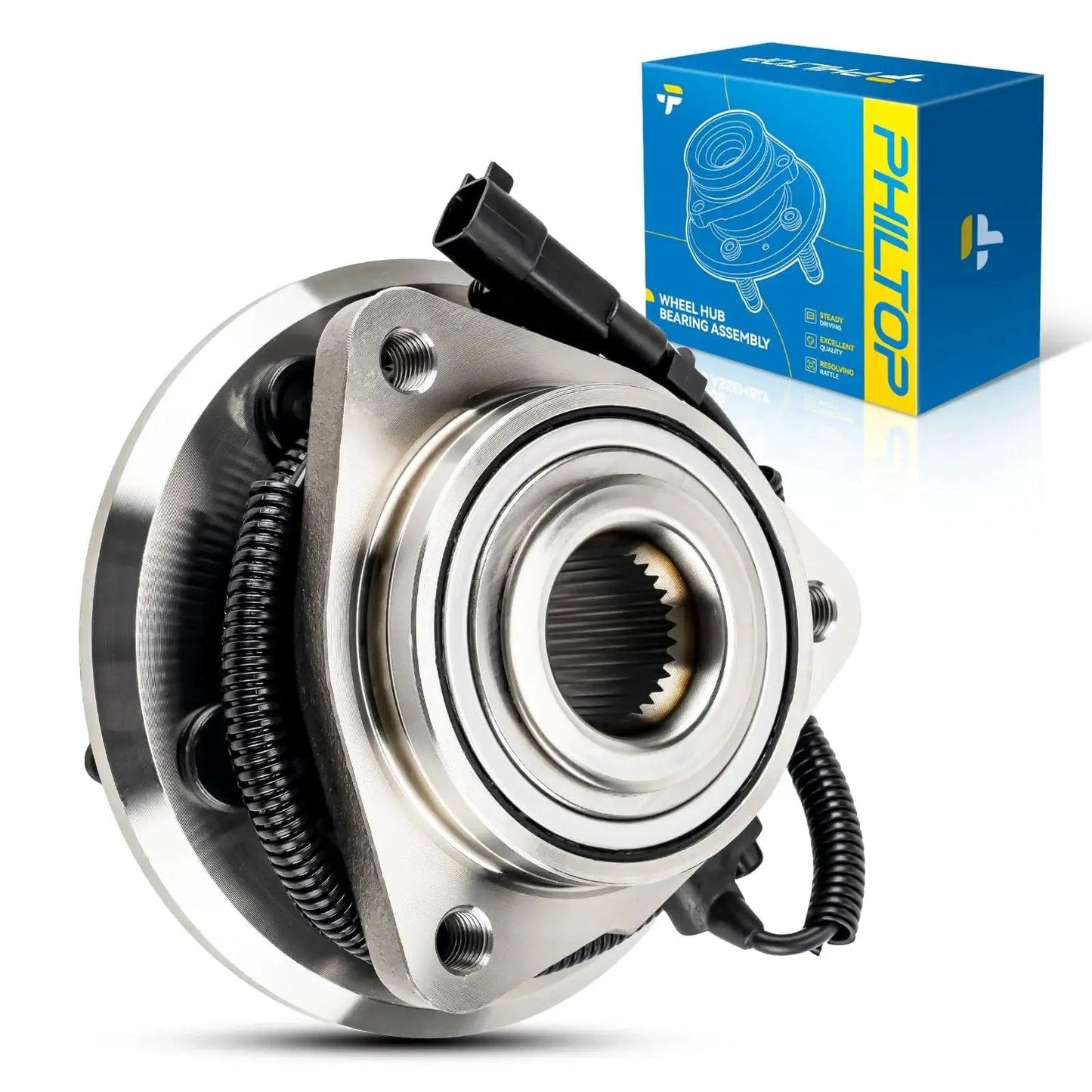 Front Wheel Hub Bearing Assembly 513270 With ABS For Jeep Liberty 2008 2012 And Dodge Nitro 2007 2011, side view
