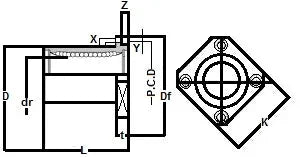 KBK40GUU NB Bearing 40mm Ball Bushings Linear Motion Bearing
