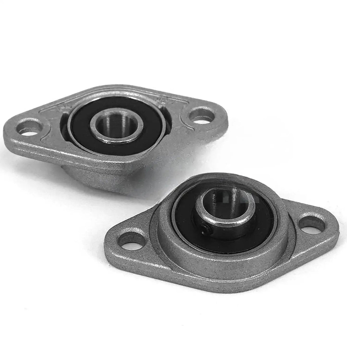 KFL08 Cylindrical Roller Bearing Flange Heavy Duty Four Pack From ZHYOHEN With Five Sixteenth Inch Bore Zinc Alloy Housing And Bearing Steel
