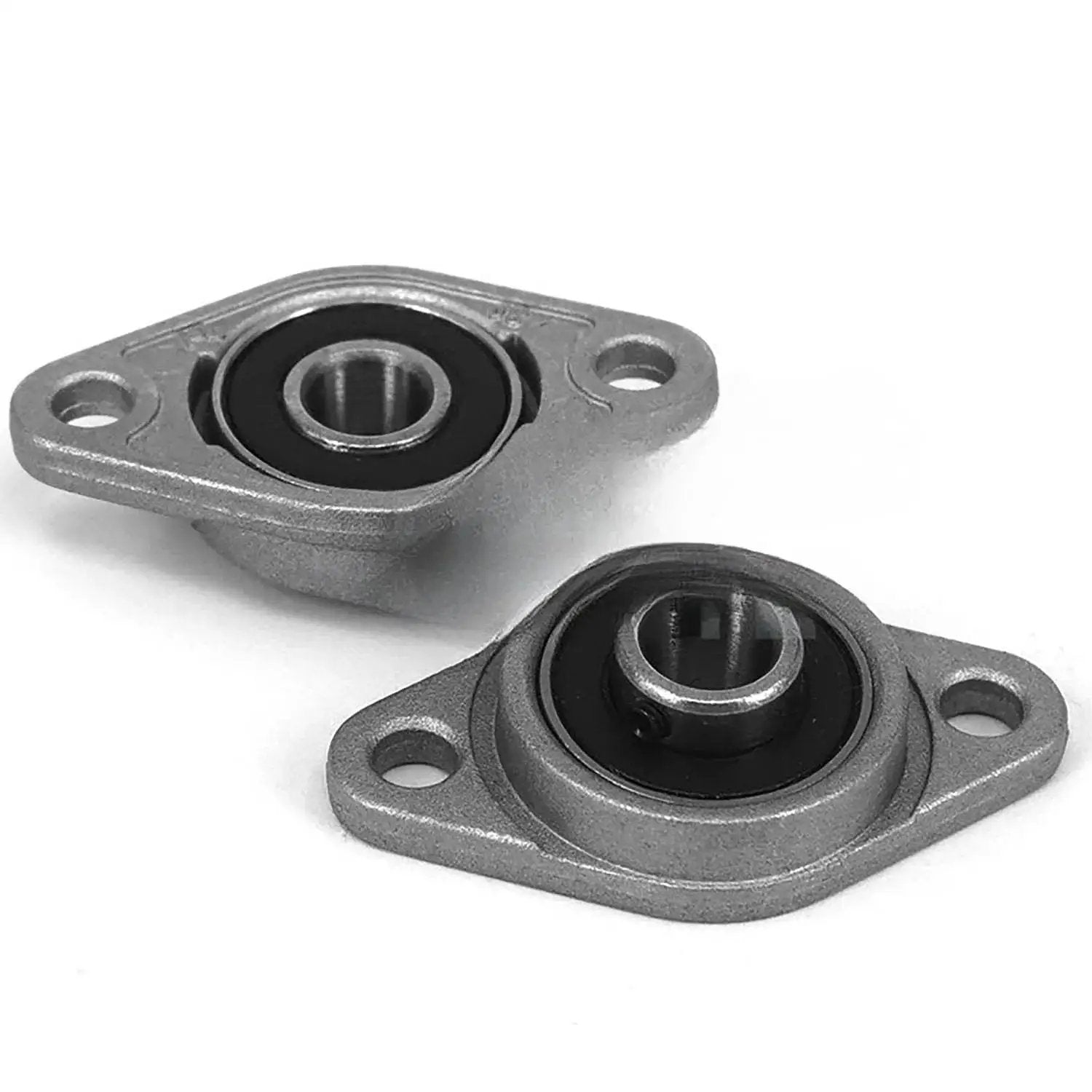 KFL08 Cylindrical Roller Bearing Flange Heavy Duty Four Pack From ZHYOHEN With Five Sixteenth Inch Bore Zinc Alloy Housing And Bearing Steel
