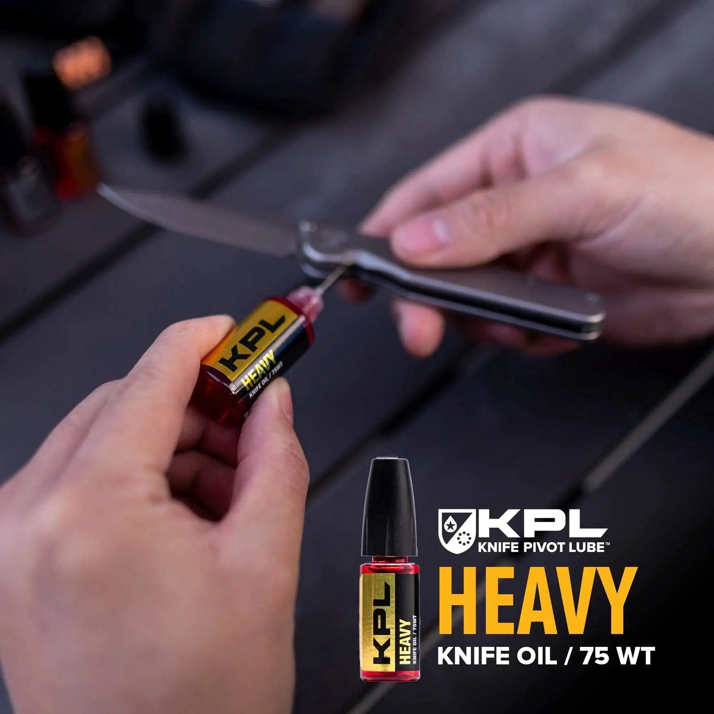 Heavy Duty Knife Pivot Lube And 75 Weight Synthetic Knife Oil For Blades And Pocket Knives Keeps Pivots Smooth And Clean Protects Against Dirt Grit And Lint In A Precision Oiler Bottle