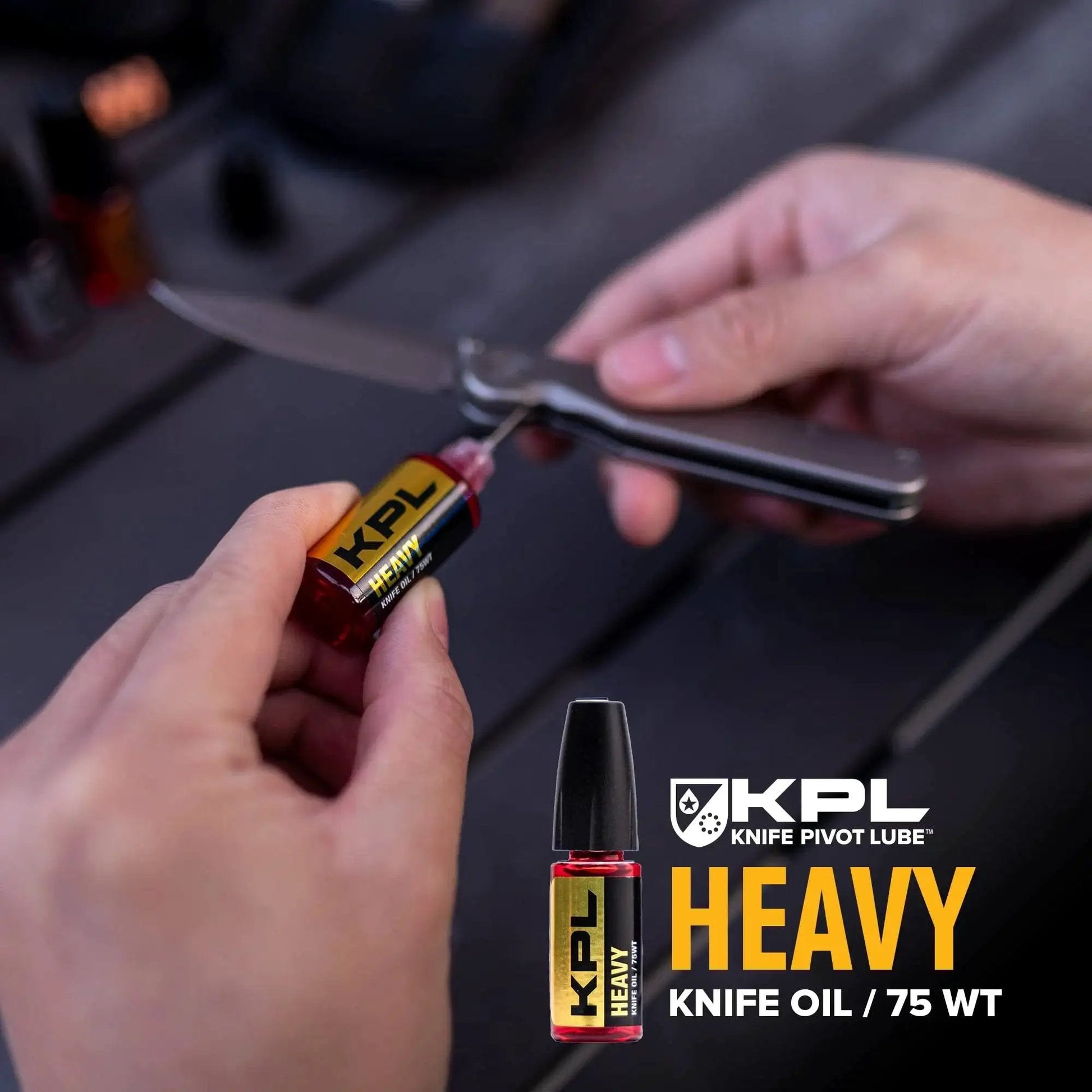 Heavy Duty Knife Pivot Lube And 75 Weight Synthetic Knife Oil For Blades And Pocket Knives Keeps Pivots Smooth And Clean Protects Against Dirt Grit And Lint In A Precision Oiler Bottle