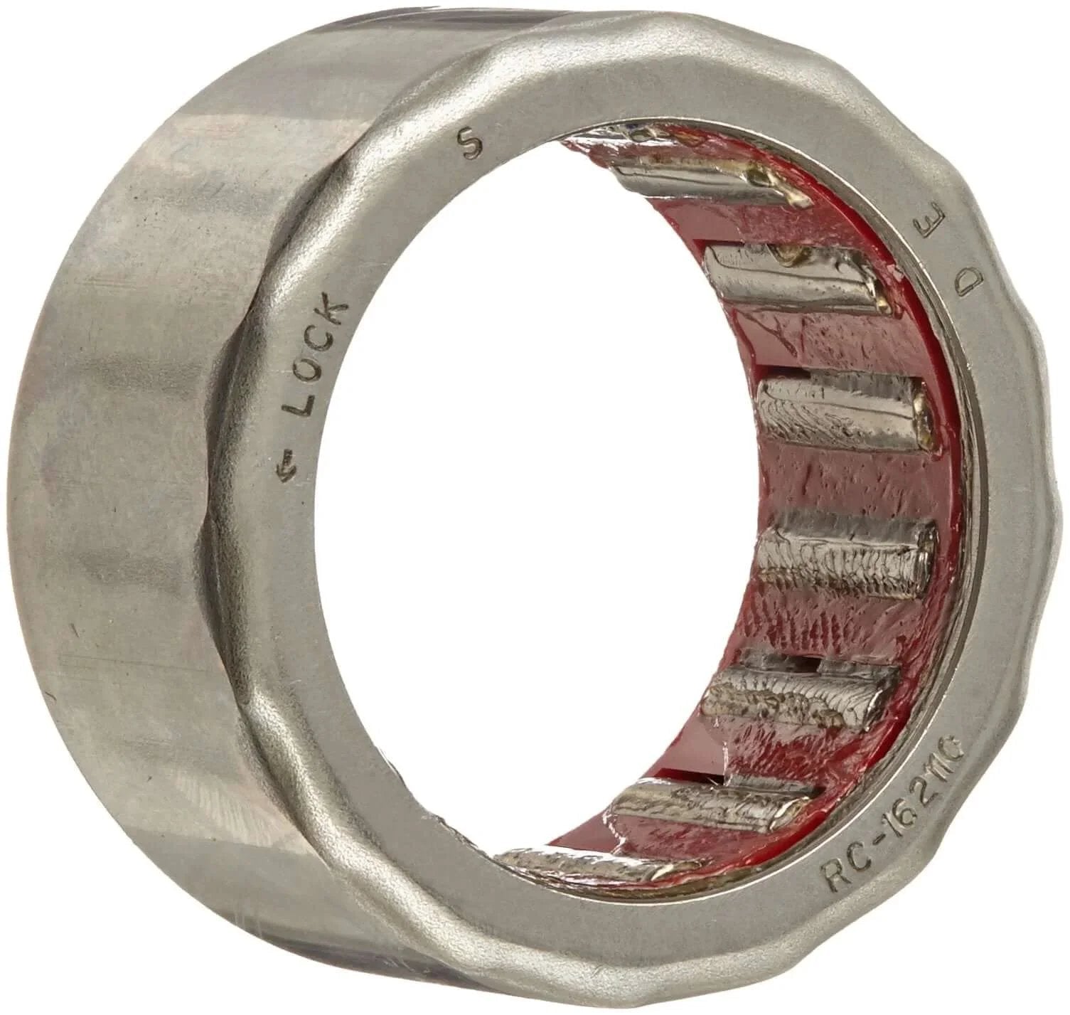 Koyo RC-162110-FS Roller Clutch, DC Type, Open, Nylon Cage, 1" ID, 1-5/16" OD, 5/8" Width, side view showing internal rollers
