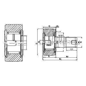 KR10 10mm Cam Follower Needle Roller Bearing
