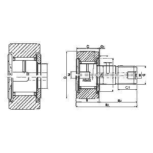 KR13 13mm Cam Follower Needle Roller Bearing