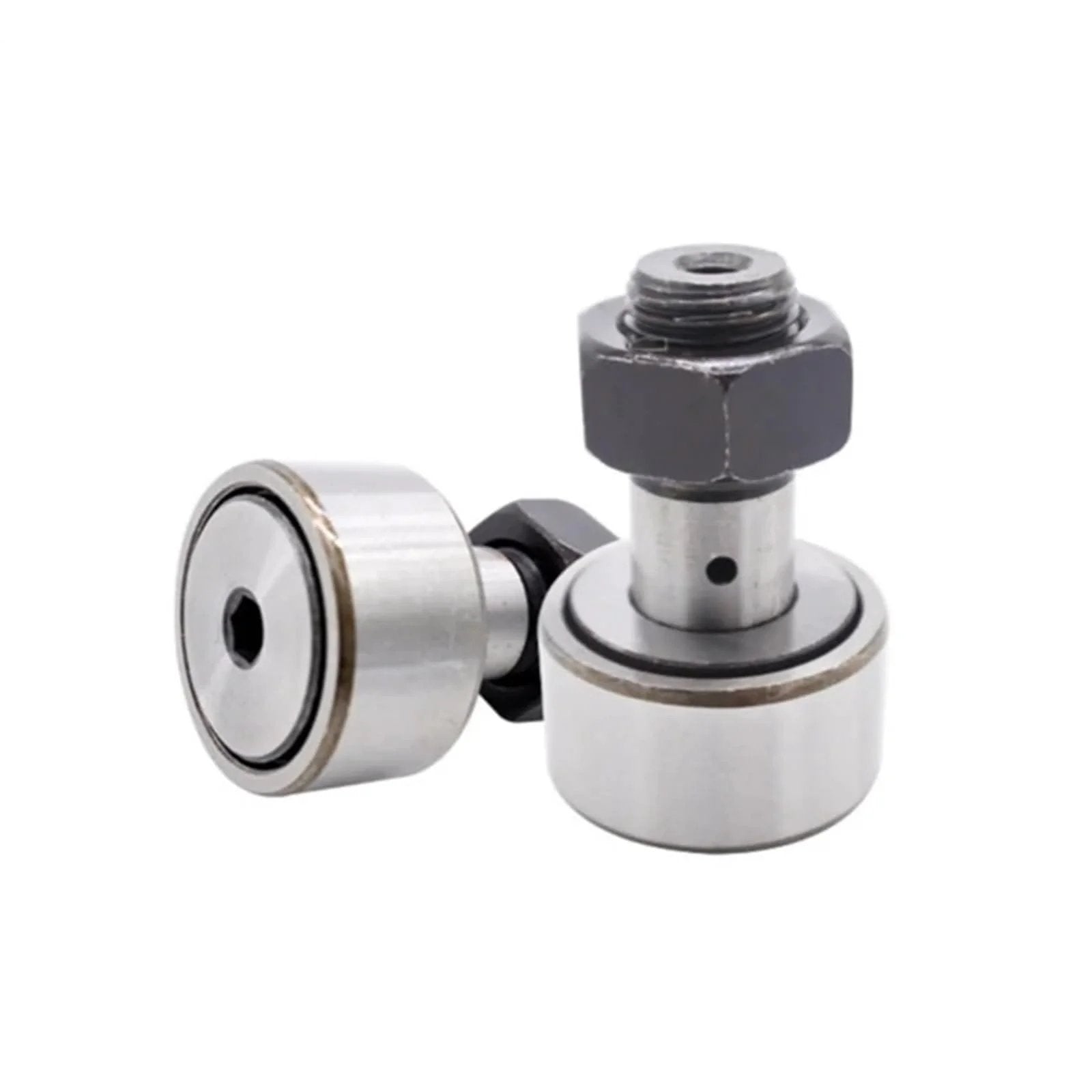 ✝️ 10pcs/lot KR40 CF18 Cam Follower Needle Roller Bearing Wheel and Pin Bearing CNC Router Track Roller, close-up view