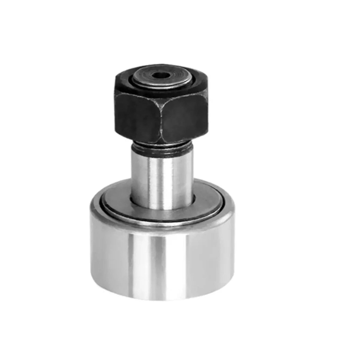 Front view of KR40 CF18 Cam Follower Needle Roller Bearing from 10pcs/lot ✝️ CNC Router Track Roller set, single unit close-up.