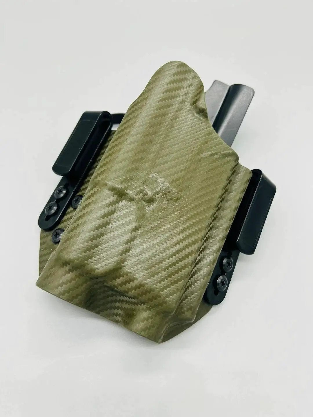 Kydex Concealment Holster For FN 5.7 MRD MK3 With Light And Laser Bearing, Inside The Waistband Or Outside, Nestor Series, Olive Color