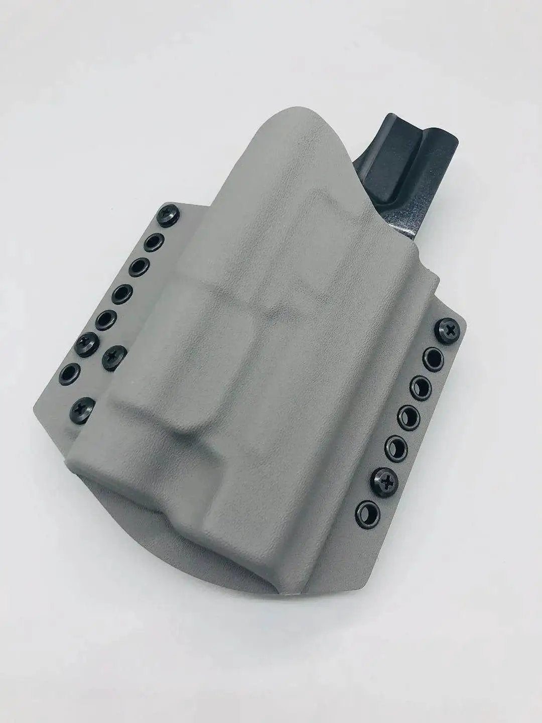 Kydex Concealment Holster For FN 5.7 MRD MK3 With Light And Laser Bearing, showing side view with rivet detailing, Nestor Series