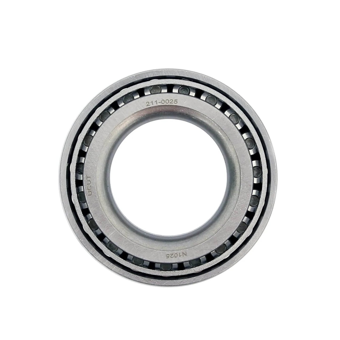 Top view of 4 Sets Wheel Bearings - L44649/L44610 - ID 1.0625" x OD 1.980", Tapered Roller Bearings Cup and Cone for 2,000 lb Trailer Axles.