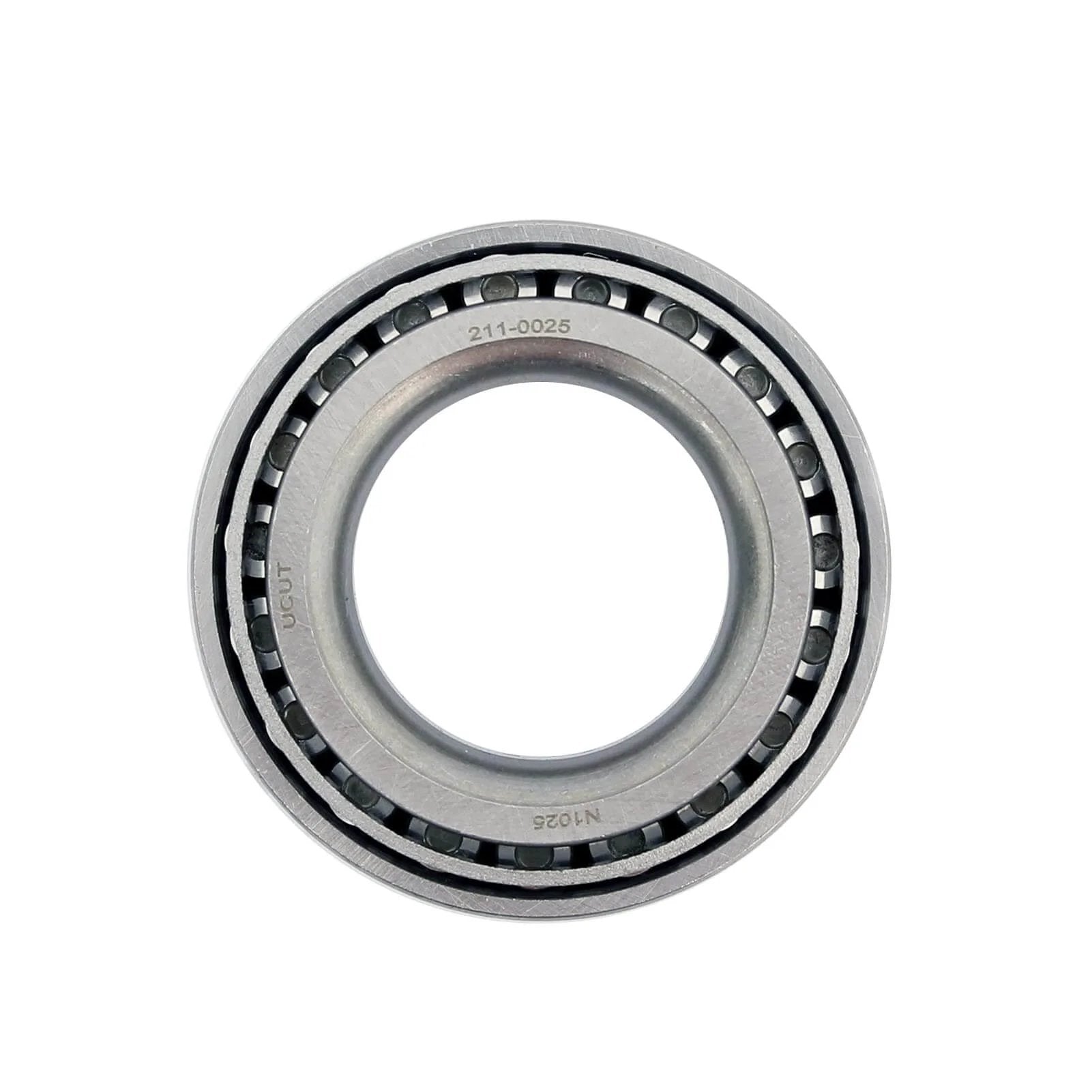 Top view of 4 Sets Wheel Bearings - L44649/L44610 - ID 1.0625" x OD 1.980", Tapered Roller Bearings Cup and Cone for 2,000 lb Trailer Axles.
