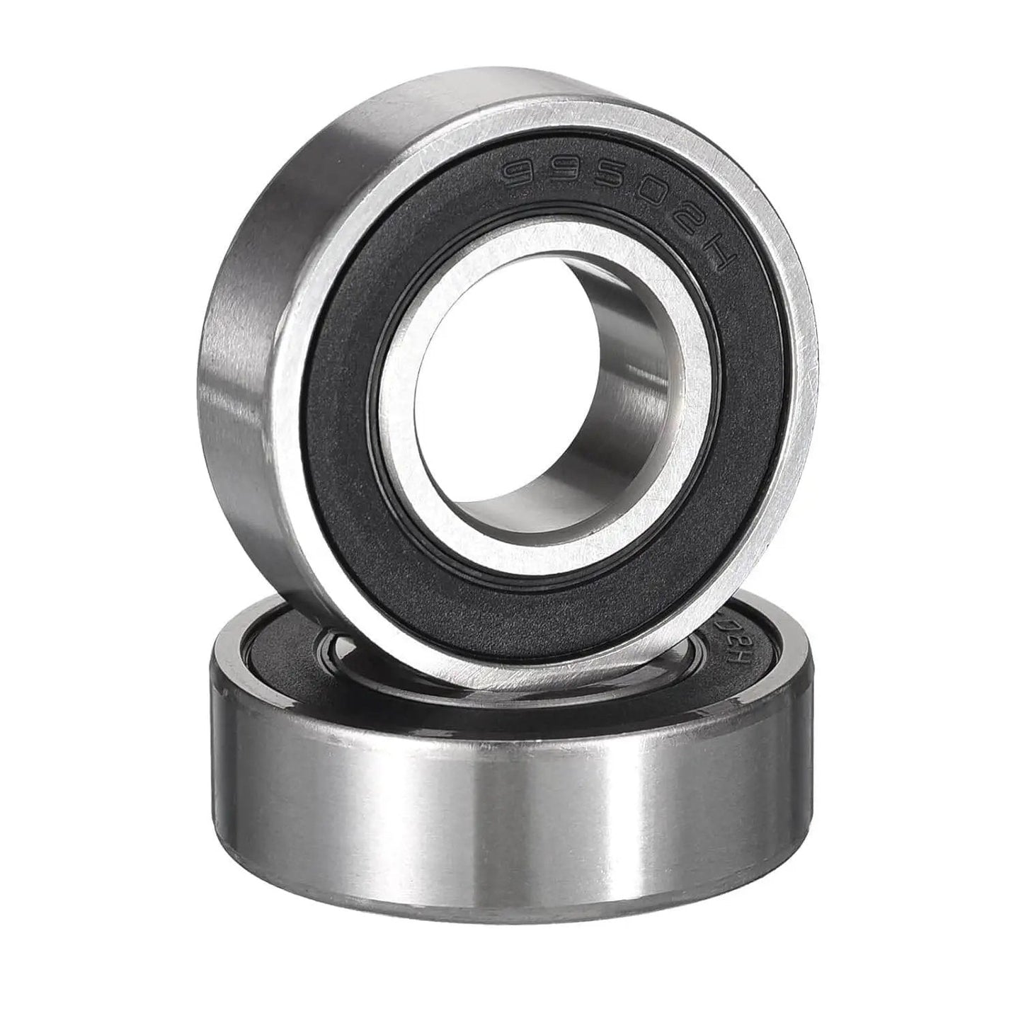 Two Pack 99502H 2RS Lawn Mower Spindle Bearings For Go Kart And Mini Bikes Replaces MTD Cushman 812899 Troy Bilt 1185169 Yazoo 204020 Durable Sealed Bearings Fits Five Eights Inch Inner Diameter And One Three Eighths Inch Outer Diameter
