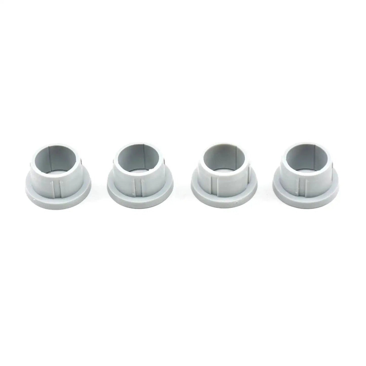 4-pack of wheel bushings for 38/42/46-inch Agri-Fab and Craftsman lawn sweepers, highlighting durable construction and smooth operation restoration.