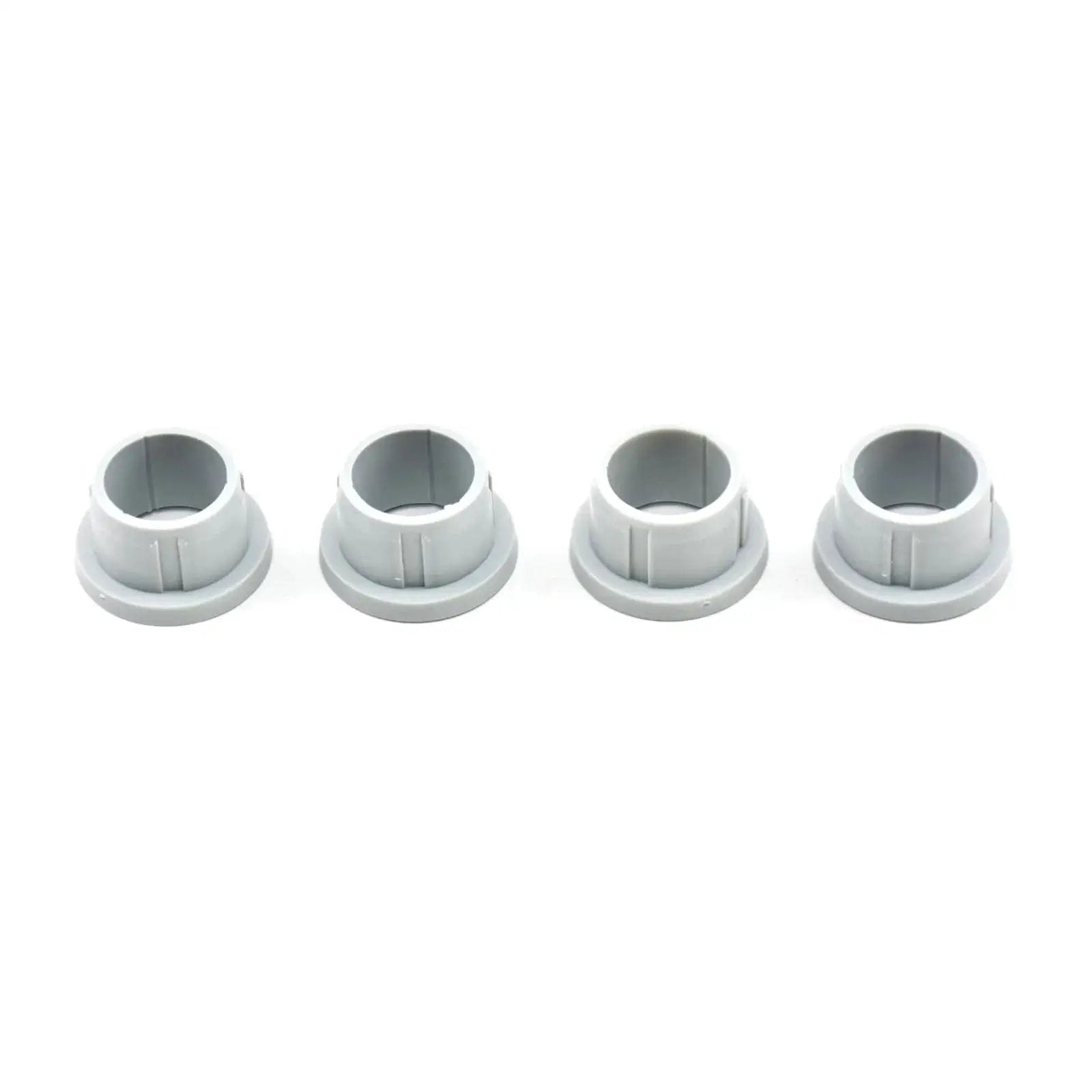 4-pack of wheel bushings for 38/42/46-inch Agri-Fab and Craftsman lawn sweepers, highlighting durable construction and smooth operation restoration.