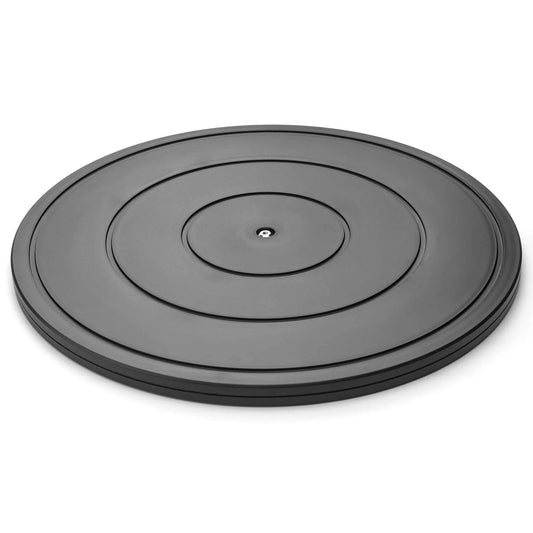 16 Inch Lazy Susan Turntable Heavy Duty Rotating Swivel Stand with Steel Ball Bearings Non Slip Design for Monitors TVs Speakers Computers Bonsai Statues Cabinets and Display Platforms