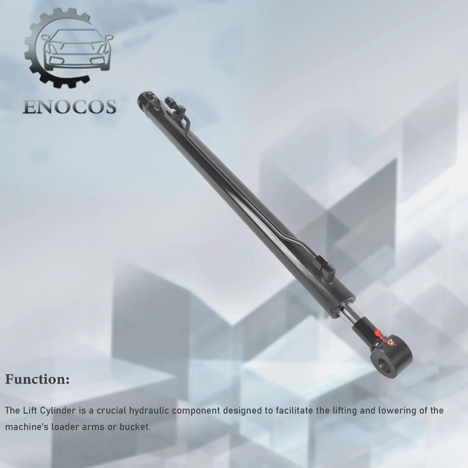 Beefed Up Heavy Duty Lift Arm Hydraulic Cylinder Replacement For Bobcat Skid Steer Loaders 753 763 Mustrod, 6812504 1003522009 6589259 Compatible