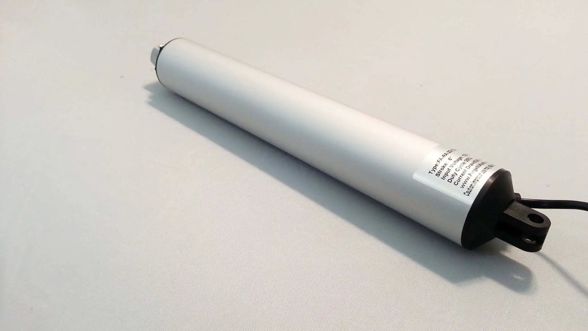 Side view of High Speed Linear Actuator With 22 Lb Push Pull Force For Fast Action, 4.5 Inches Per Second At Full Load, 12V DC Motor