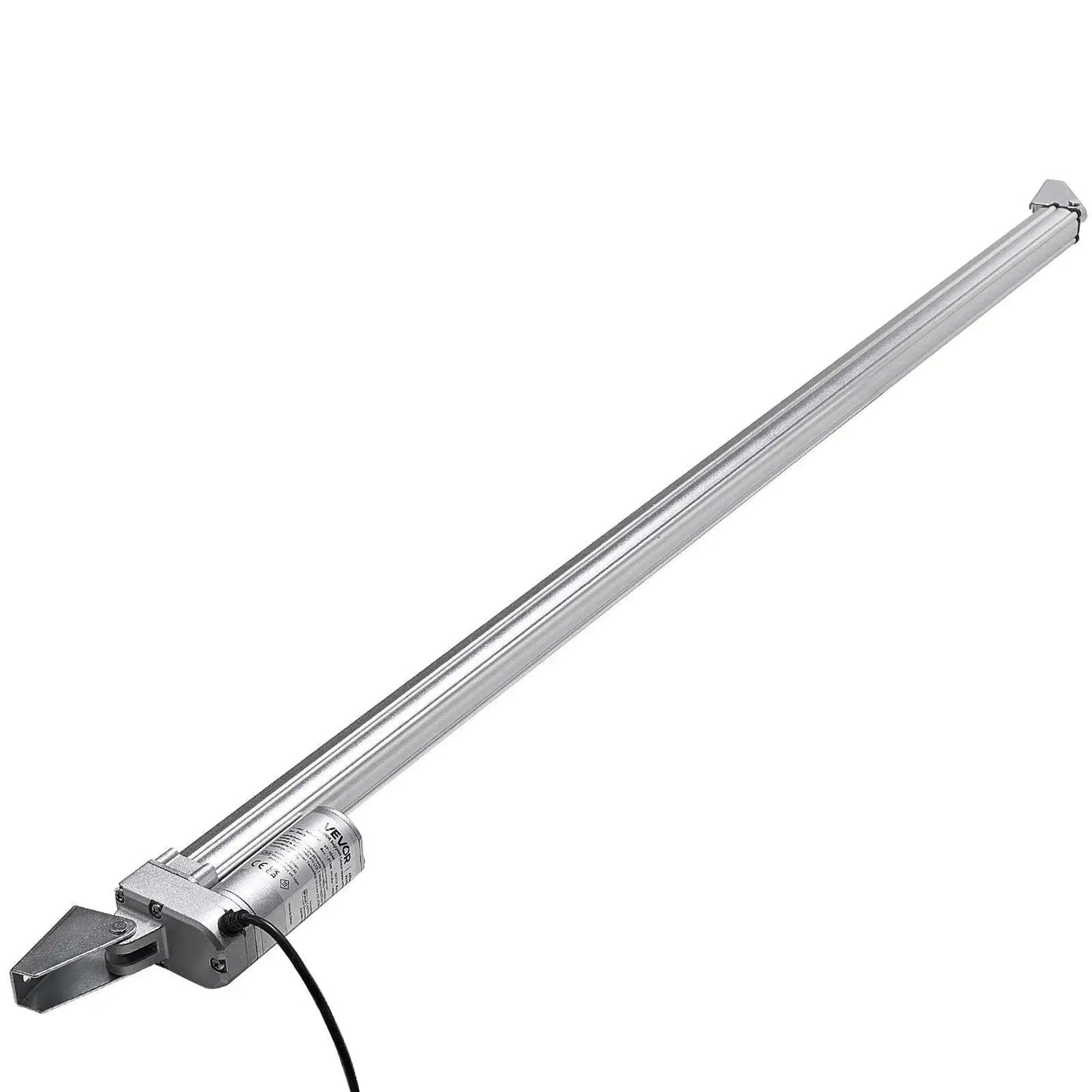 All Weather Heavy Duty 12V Linear Actuator With Mounting Bracket VEVOR 40 Inch Stroke IP65 Waterproof 675Lbs, side view