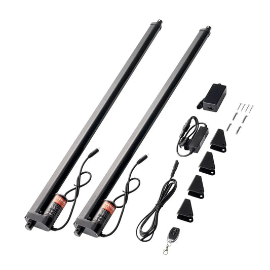 Two Pack 30 Inch Linear Actuator Kit With Wireless Remote For TV Tables And Sofas Lifts High Speed 0.35 Inches Per Second