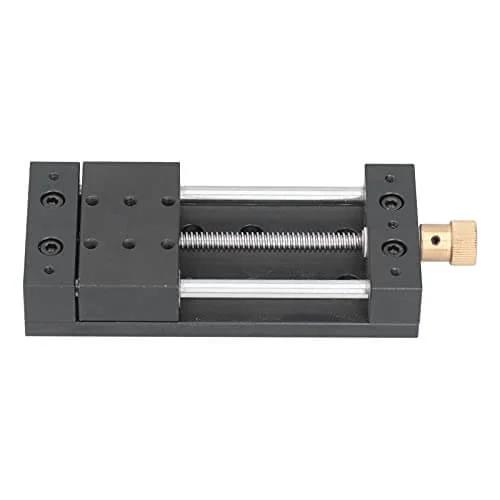 Linear Actuator Manual Sliding Table Stage Kit for 3D Printer CNC Router, showing aluminum alloy rail guide and precision axis.