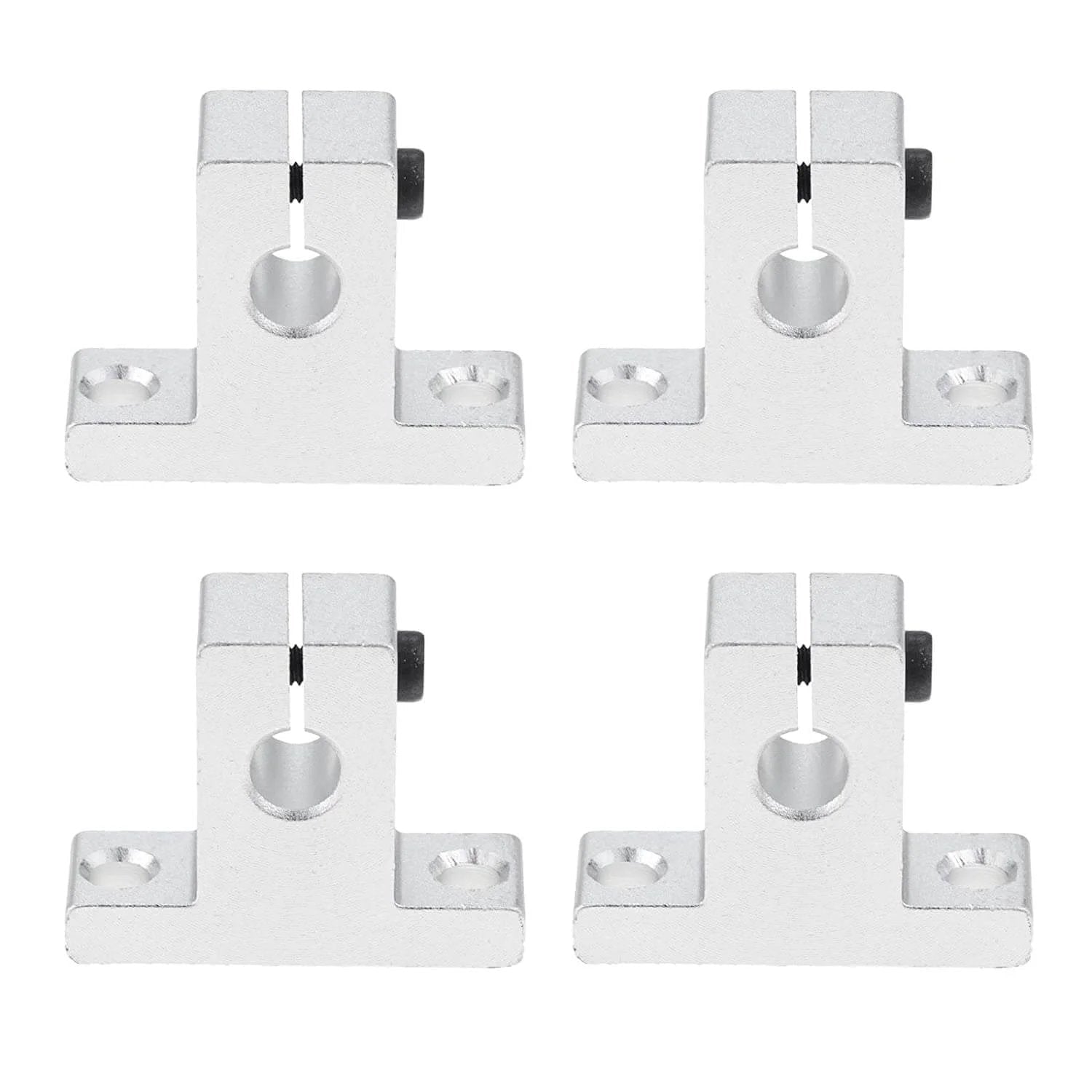 4 SK8 supports from 16 Piece 150mm Linear Motion Set with 8mm rods, lead screw, SCS8UU bearings, KP08 pillow blocks and flexible couplings