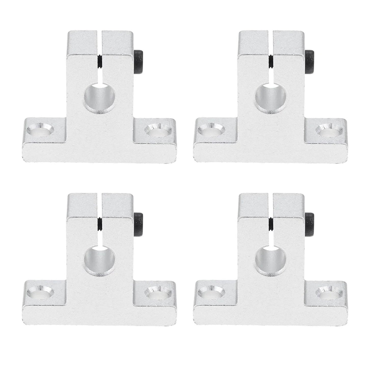 4 SK8 supports from 16 Piece 150mm Linear Motion Set with 8mm rods, lead screw, SCS8UU bearings, KP08 pillow blocks and flexible couplings