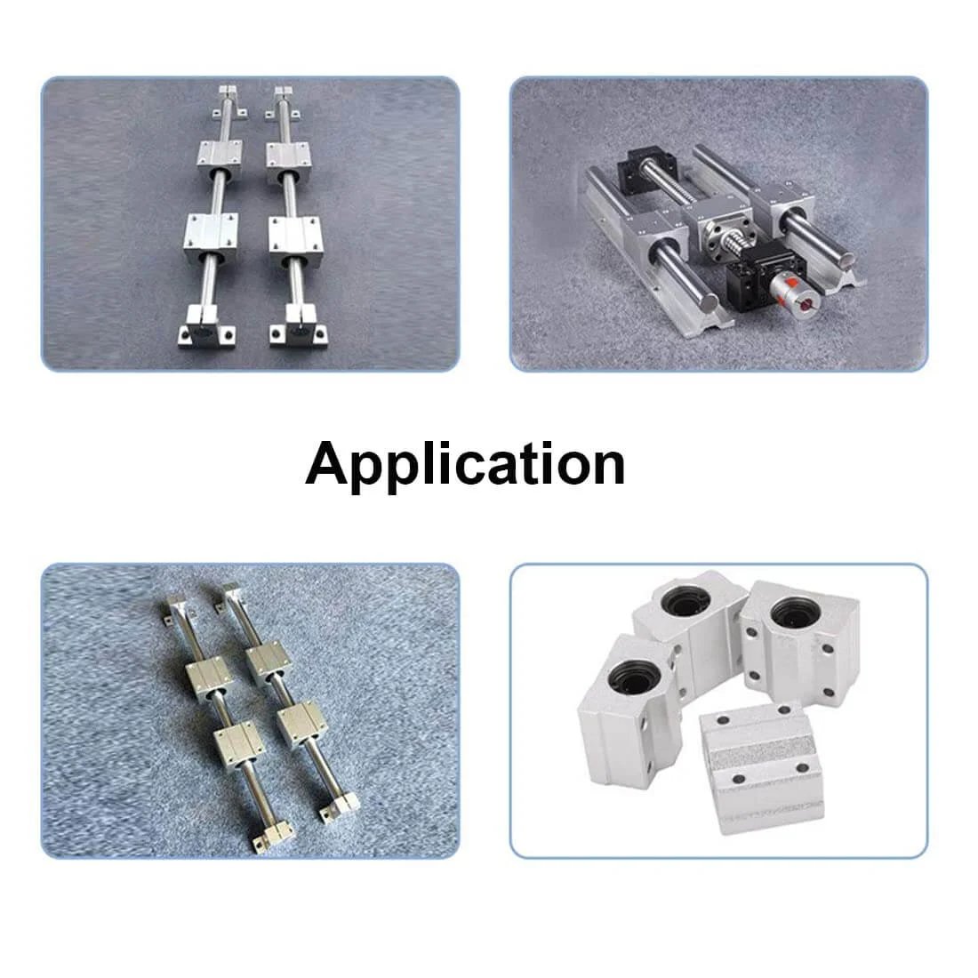 Linear Motion Ball Bearing Slide Block, SCS10UU 10mm Pillow Block Closed Linear Bearing Aluminum Bushing application examples