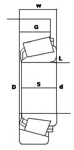 LM67048/LM67010 Tapered Weeel Bearing SET-6