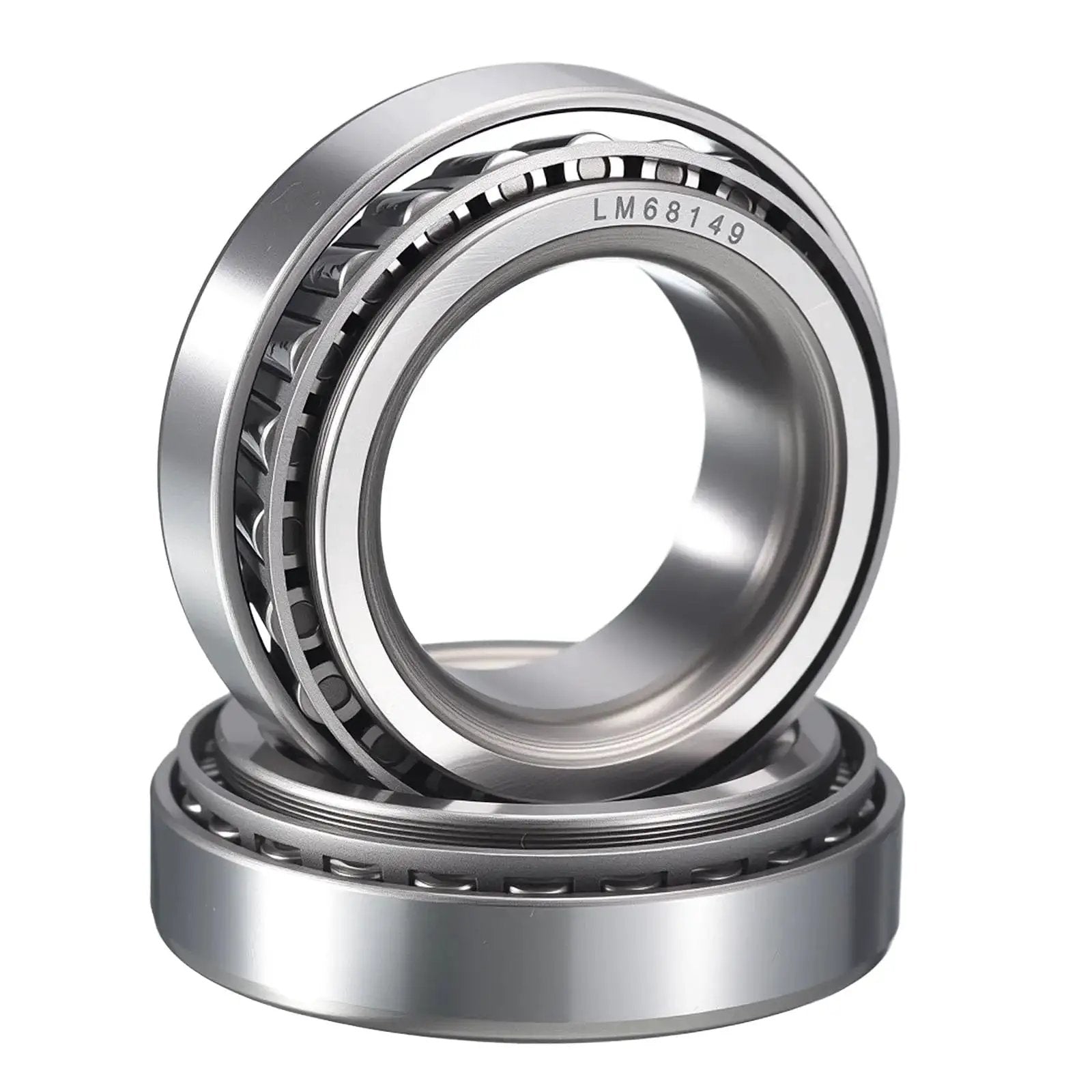 Two Pack LM68149 10 Tapered Roller Bearing Cone And Cup Set For Heavy Duty Machines That Are Built To Last, chrome steel bearings