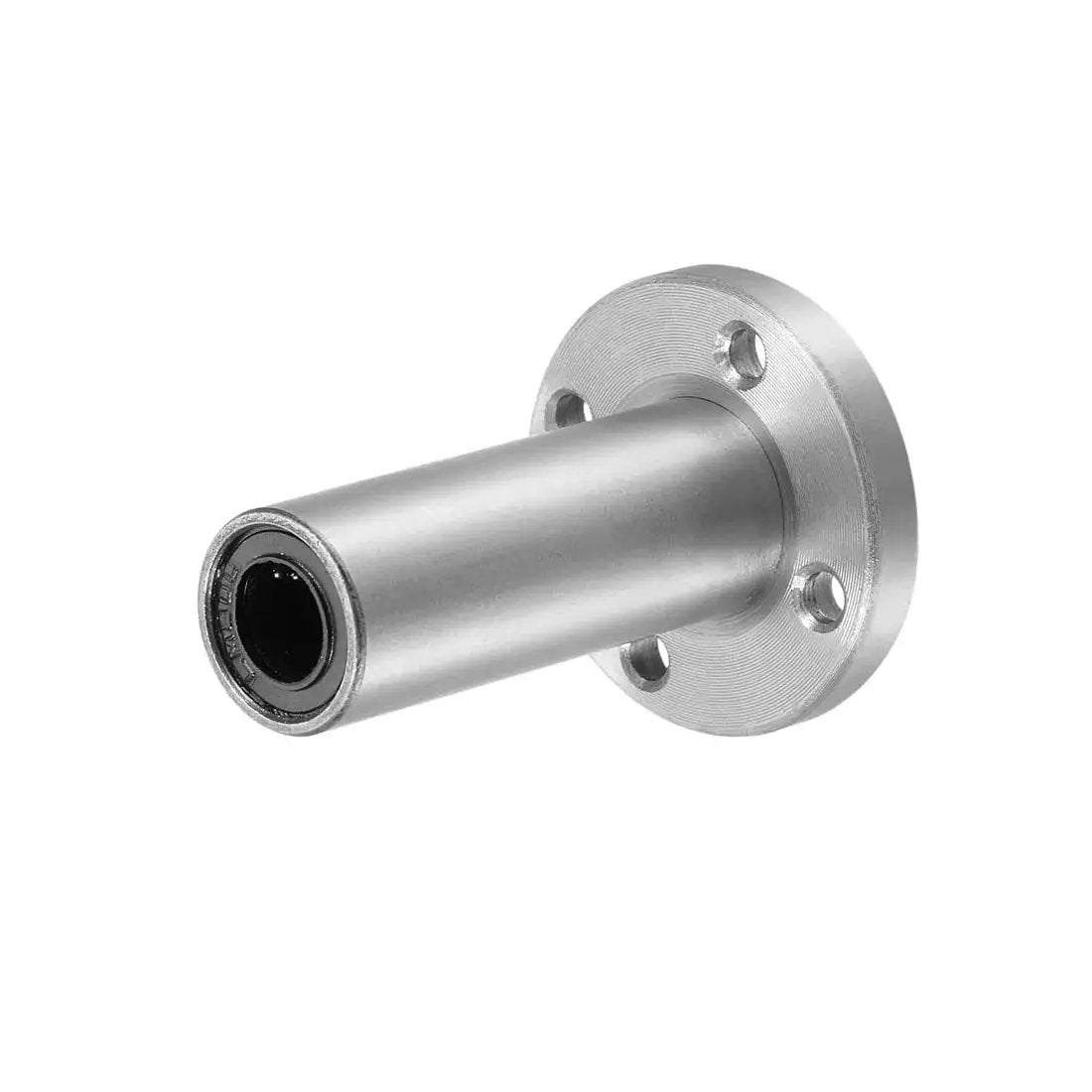 LM8UU Extra Long Round Flange Linear Ball Bearing Bushing 8mm Bore, 15mm Outer Diameter, 45mm Length, Sealed On Both Sides