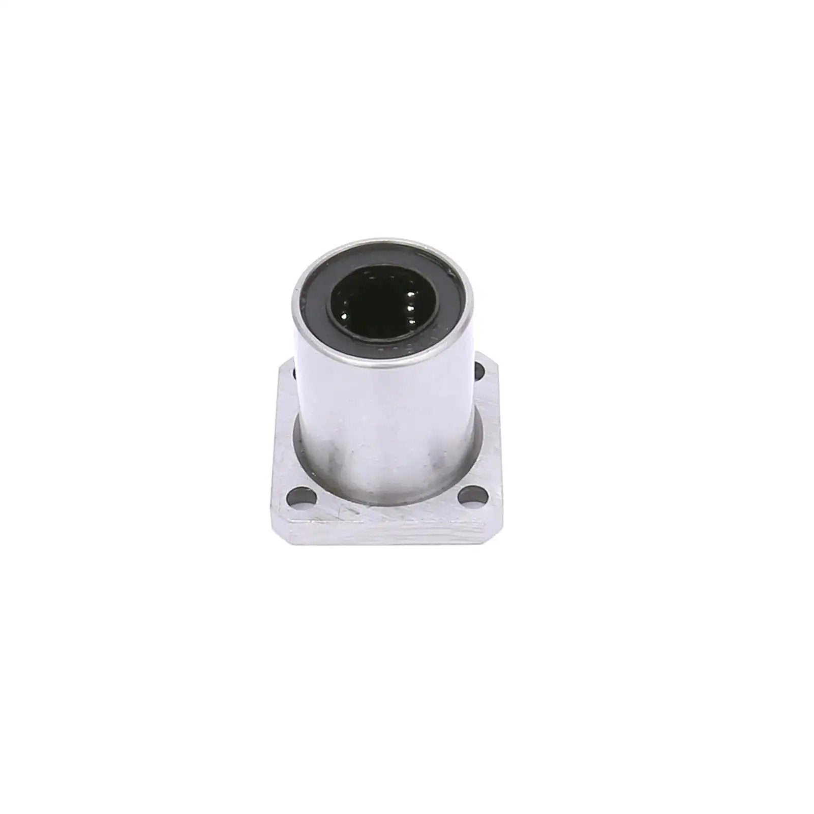 LMK16UU Square Flange Linear Ball Bearing front view showing 16mm bore and 28mm outer diameter for CNC and 3D printing