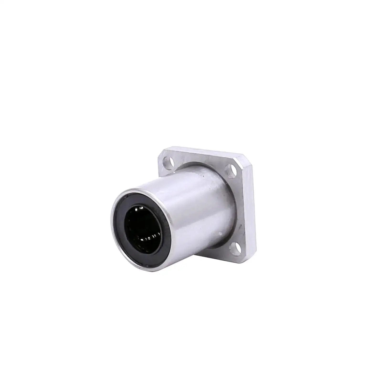 LMK16UU Square Flange Linear Ball Bearing Two Units 16mm Bore 28mm Outer Diameter 37mm Length High Precision Linear Motion Bearing for CNC Machines